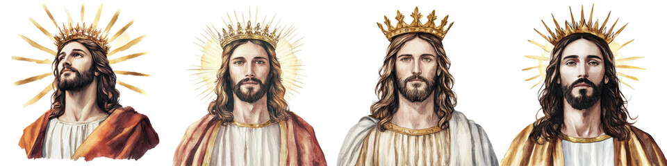 Portraits of Jesus Christ the Son of God and Savior in Religious