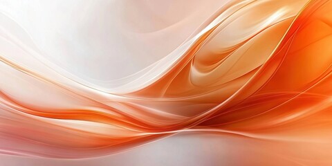 Fototapeta premium Aesthetic wave patterns demonstrate a blend of warm colors and organic shapes.