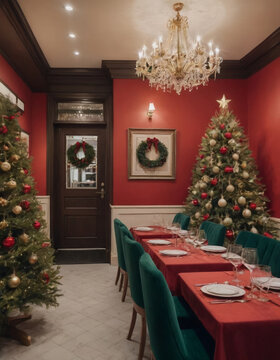 christmas tree with christmas decorations