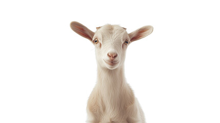 Fototapeta premium a Goat isolated on a transparent background 