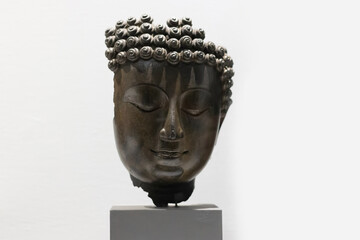 Head of buddha image (head of phra saenswae) Lanna Art and Pala Art
