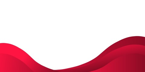 red background with waves