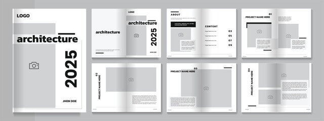 Architecture Magazine Layout, Architecture portfolio or Magazine