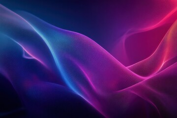 Obraz premium Fluid iridescent waves holographic textures pastel color palette