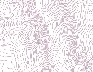 Curvas de nivel, mapa topográfico © Stockchi