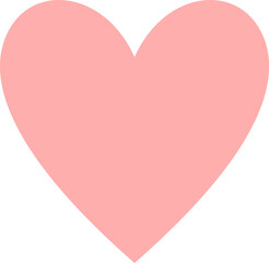 Red heart icon vector