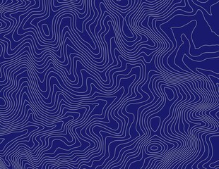 Curvas de nivel, mapa topográfico  © Stockchi
