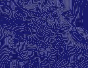 Curvas de nivel, mapa topográfico  © Stockchi