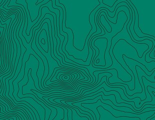 Curvas de nivel, mapa topográfico  © Stockchi