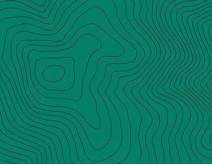 Curvas de nivel, mapa topográfico  © Stockchi