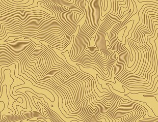 Curvas de nivel, mapa topográfico  © Stockchi