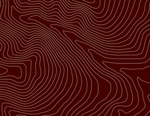 Curvas de nivel, mapa topográfico  © Stockchi