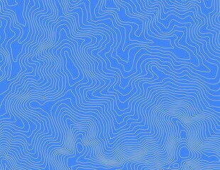 Curvas de nivel, mapa topográfico  © Stockchi