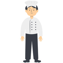 Professional Staff on Labour Day with Cartoon Design and Shape. Vector Illustration