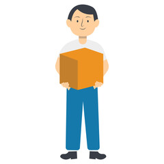 Obraz premium Professional Staff on Labour Day with Cartoon Design and Shape. Vector Illustration