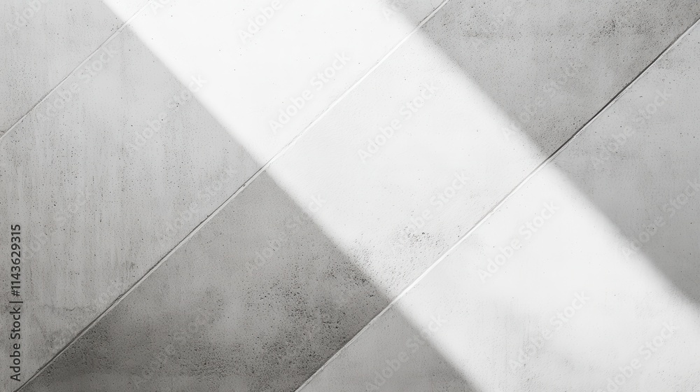 Poster Minimalist design showcasing diagonal patterns in a clean, modern environment with striking light contrasts and textures