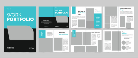 Architecture portfolio interior portfolio design template