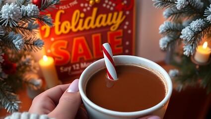 Cozy Winter Hot Cocoa Drink Sale