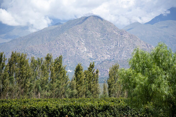Obraz premium mountain landscape with clouds