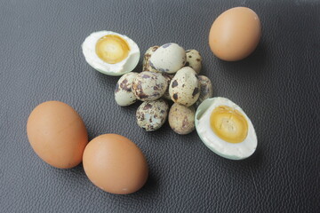 eggs on a table