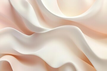 Obraz premium Abstract waves pastel colors smooth gradients fluid shapes