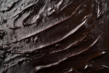 Fototapeta premium Dark Chocolate Glaze Texture