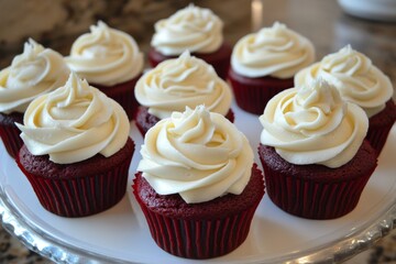 Scrumptious Red Velvet Cupcakes with Creamy Frosting