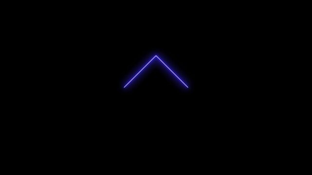Abstract neon lines square background. 
glowing rectangle shapes moving