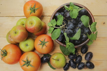 fruits and vegetables