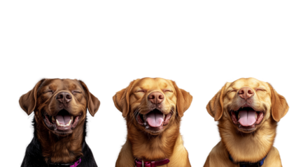 PNG, Cat, Dog + Emotion, created on the basis of artificial intelligence of Generative AI technology.