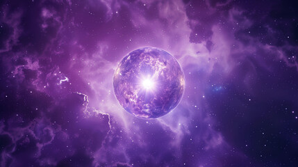 Fototapeta premium purple moon and stars wallpaper
