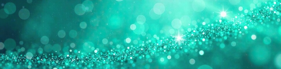 Aqua and teal turquoise sparkle effect with mint color swirls and glitter accents, glitter, swirly, effect