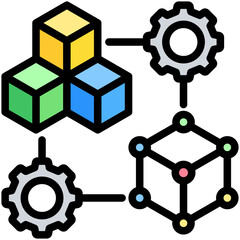 Digital Twin Icon