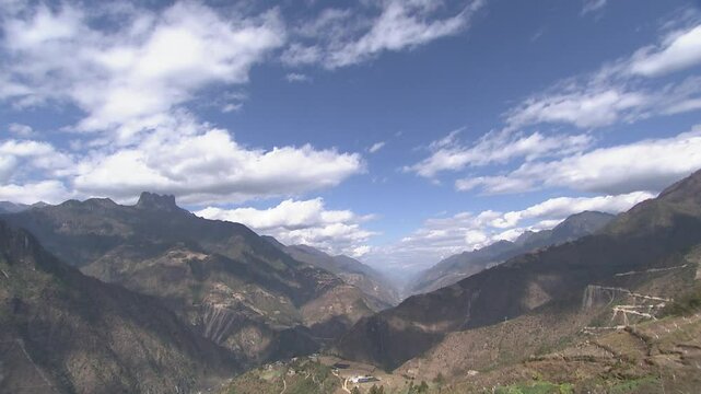 China, Nujiang Lisu Autonomous Prefecture, Yunnan, China - Nujiang River. 