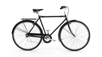 Fototapeta premium Bicycle on white isolated background