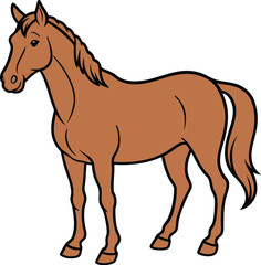 Horse design art illustrator eps vector