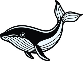 blue whale design art illustrator eps vector