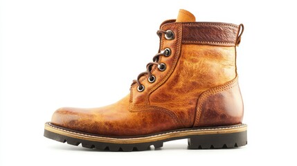 Boot on white isolated backgroun