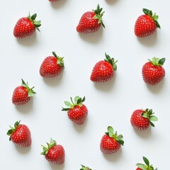 strawberry isolated on white background