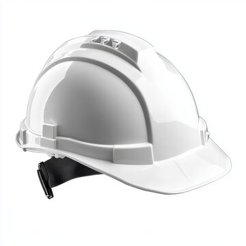 recommend clip art: white safety helmet isolated on white background