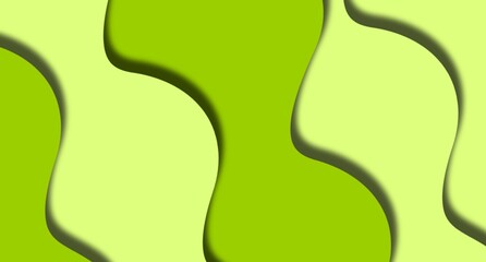 Multi layers soft colorful texture 3D papercut layers in gradient wallpaper banner. Abstract paper cut art background design for website template. concept or smooth origami paper cut