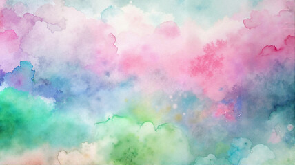 Obraz premium Beautiful colored fog and spots of color with pink predominating