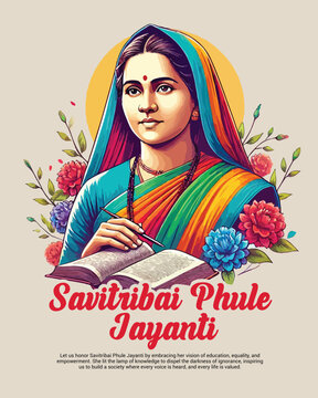 Savitribai Phule Jayanti Celebrating Indias first woman teacher on 3rd January social media post
