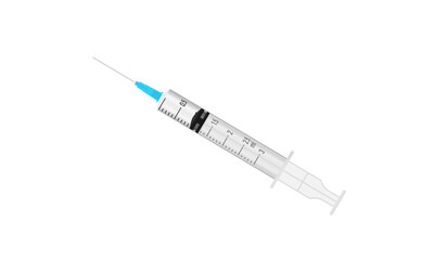 Realistic syringe vector illustration. syringe icon vector 