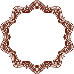 Beautiful flower art and mandala vector design