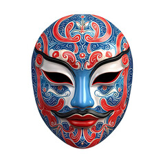 Celebrating heritage close-up of traditional mask artistry in vibrant local festival performance