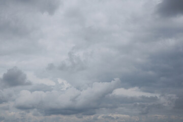 Strom black cloud in sky nature background