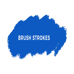 Obraz premium Abstract Brush Stroke vector art illustration on white background. 