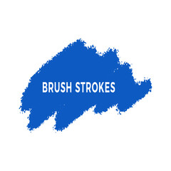 Obraz premium Abstract Brush Stroke vector art illustration on white background. 