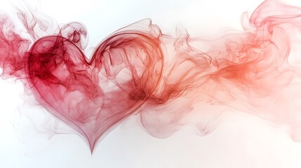 Fototapeta premium Expressing love heart symbol digital art abstract background